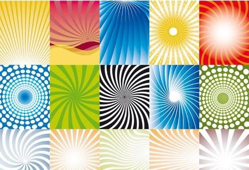 free vector 39 Free Vector Beams and Rays Backgrounds
